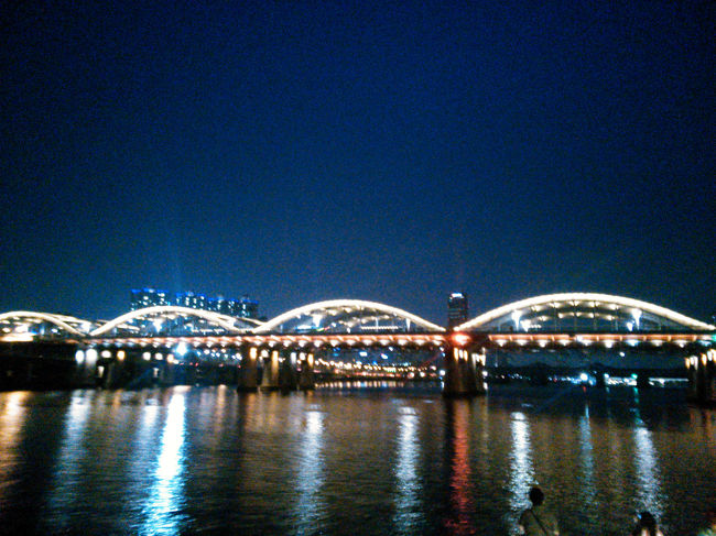 橋もライトアップ☆<br />