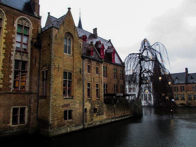 ブルージュに行きたいと言い出したのは私なんですが、この天候は本当に辛かったですT_T