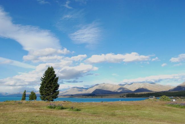 ホテルで一休みした後夕食がてら湖畔まで歩いていきます。風が強く結構寒いです。。でも眺めは最高。この夜にStar Watchingツアーに申し込んでいるので快晴の天気が続くよう祈ります。
