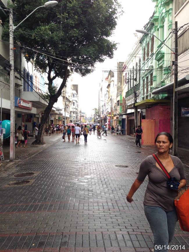 コロニアル様式の建物がいっぱい。