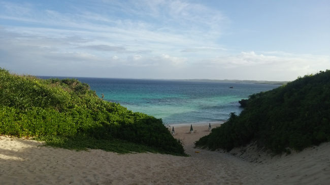 次は砂山ビーチへ！<br />天気が良くなってきました！<br /><br />空と海が綺麗だ〜！