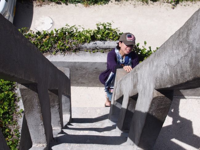 下を除くと、めっちゃ怖い<br />スカート履いて降りるのも一苦労