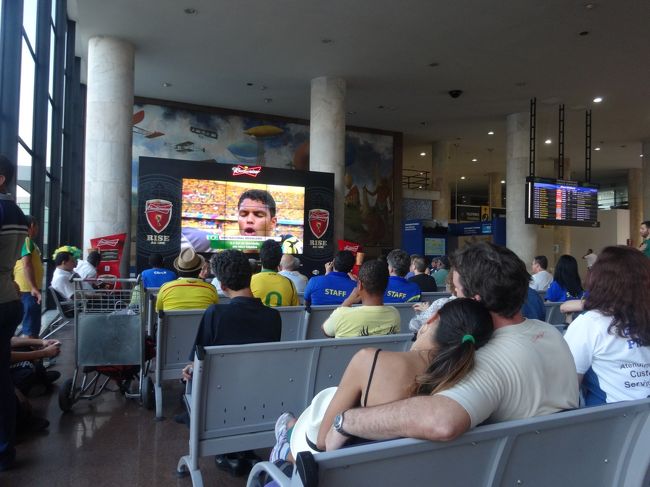 サントスドゥモン空港でのパブリックビューイング