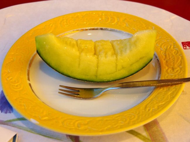デザートにメロン！で締めです。