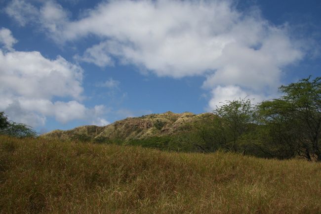 ダイヤモンドヘッド山道入口へ到着。<br />山頂を目指してハイク。<br />家族の某メンバーが、朝からなんだかかなりご機嫌ななめで、<br />なんか喧嘩しながら・・のぼりました。<br />よって、写真は少なし。<br /><br />途中、カハラモールにも下車して立ち寄ってきました。<br />SUBWAYでピザやサンドなどを仕入れました。<br />登頂後に食べる予定。<br />写真なし。(-_-)