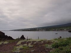 １５：３０
仙法志御崎公園では、利尻富士の長い裾野だけ見ることが出来ました。
