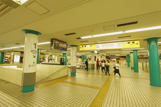 到着したのは近鉄奈良駅<br />難波から一直線