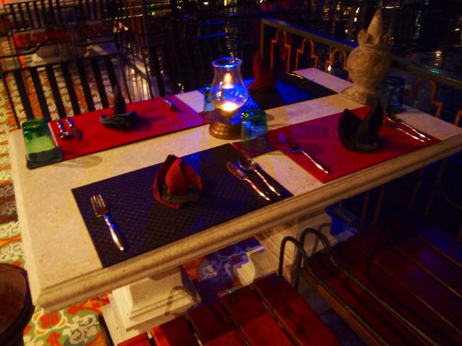 お部屋によってインテリアが違うみたい 外の席にしました