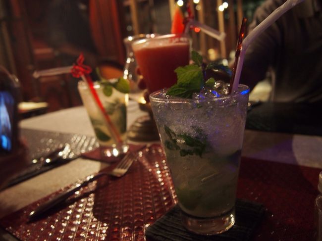 モヒートを飲みましたよ