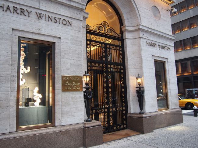 これは食事の後にロックフェラーセンターに向かうまで、５番街を歩きながらの観光です。<br />このお店はHALLY WINSTONのお店。有名なジュエリーショップです。<br />今の私？これから先も私が買えるとは思えませんが（笑）<br />好きなドラマでよく出てきていたので、思わず。