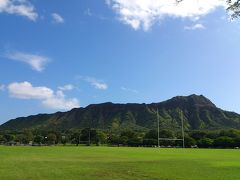 オアフ島 ワイキキ
カピオラニ公園から。ダイヤモンドヘッド。