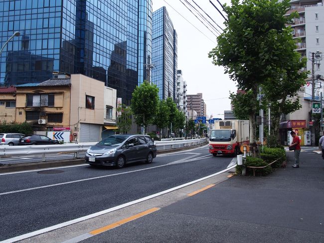 さて、道なりに歩いて行ったら大通りに出ました。<br /><br />これが明治通り。