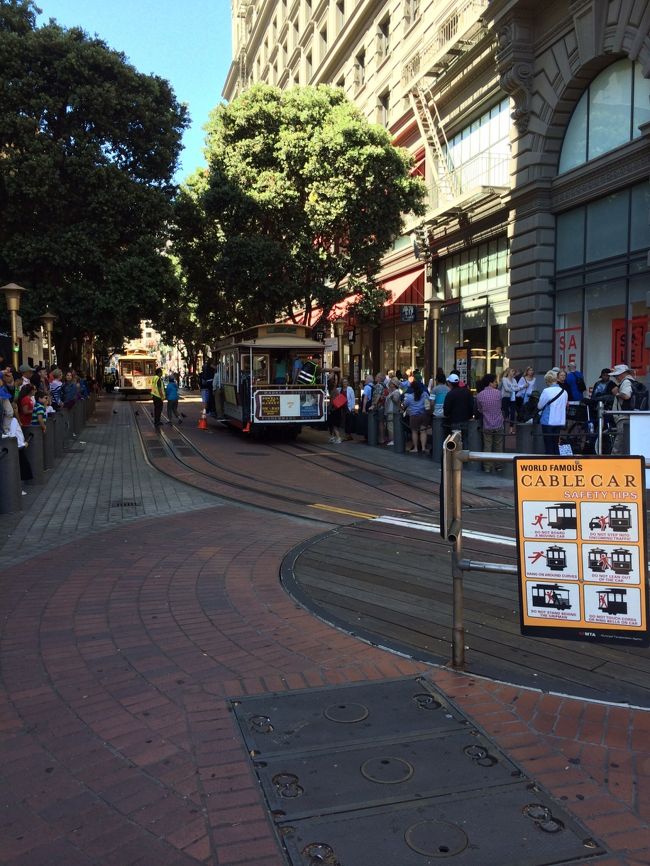 ケーブルカー乗り場には凄い行列が。