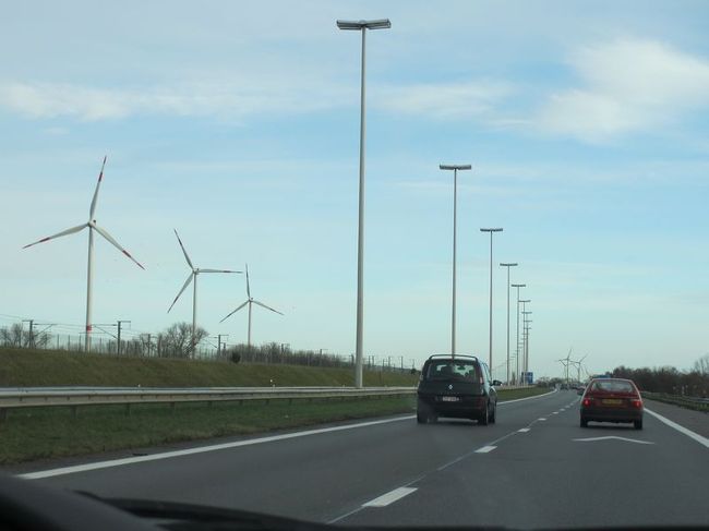 前日は風が強かったんですけど、この辺りは風車があるぐらいだから、年中、風は強いほうなんでしょうね。