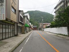 道の先に見える山門が中禅寺。歩いてすぐに着くかと思ったのですが、意外と時間がかかりました。