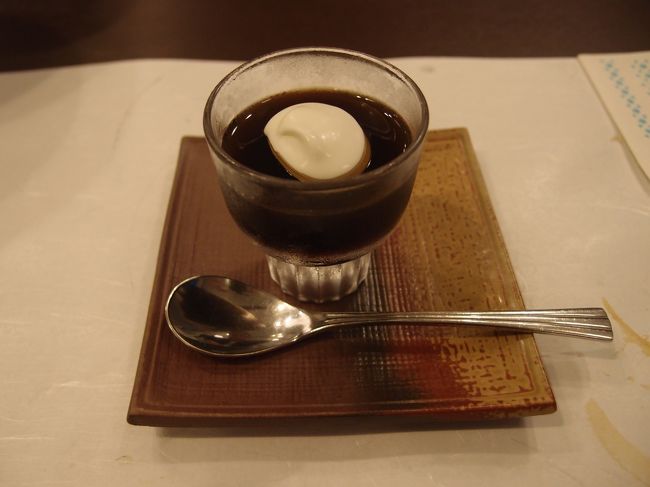 へしこ釜めし、梅そば、最後のデザートでおなかいっぱい