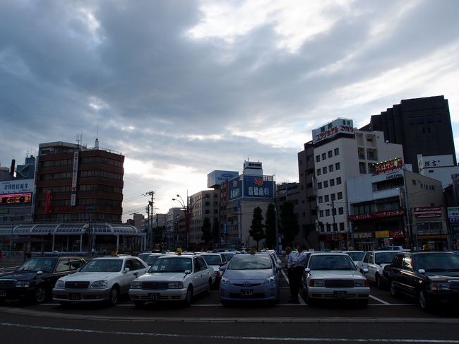 夕飯は街中で<br />