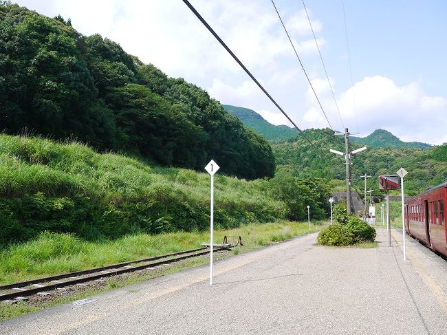 それにしても、待ち時間があったからなんでしょうが、<br /><br />やたらと「ホームと電車」の写真が多いｗ<br /><br />いやしかし朱い機体が青空と新緑に映えますなぁ