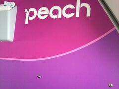 ピーチ航空A320-200型機、ファストシート前に立ちはばかる”パーテーション”。