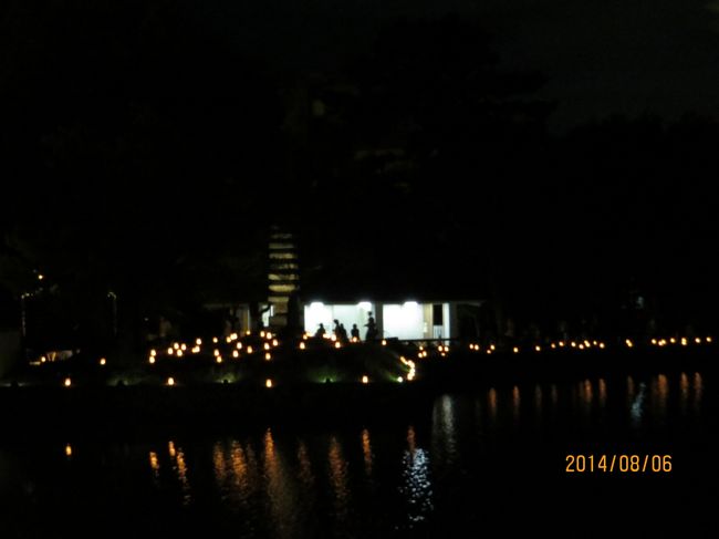 猿沢の池周辺の灯り