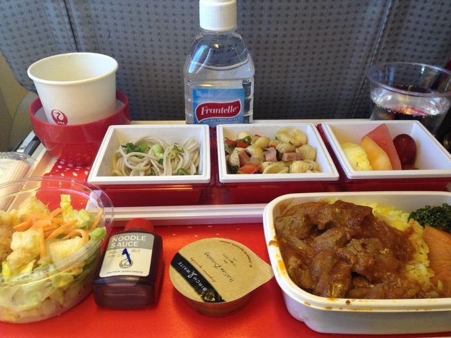 帰りの機内食①