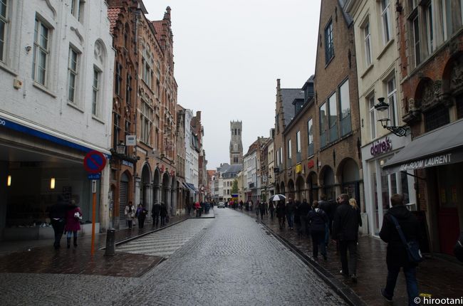 まさにベルジャンロード。こうゆう街並みが風情がある