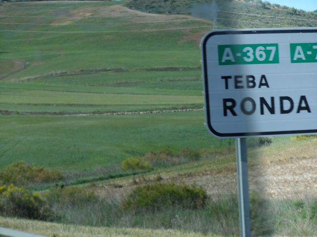 やっと、ロンダの標識を見ることができるようになりました<br />もうすぐロンダかな