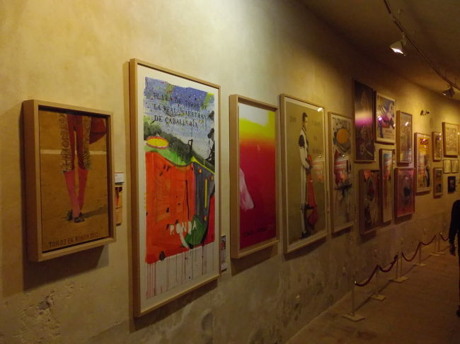 闘牛場内の博物館<br />展示物