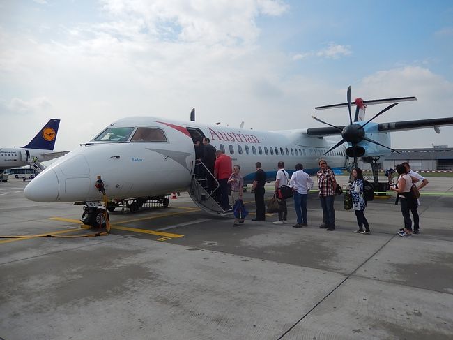 搭乗機に搭乗する