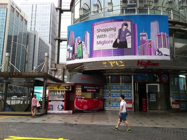 ２日目です。明洞に行きました。