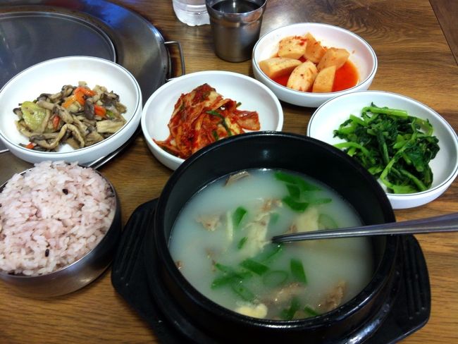 ソルロンタンです。胃に優しい