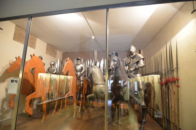 戦いに使われた武器も、多く展示されています。