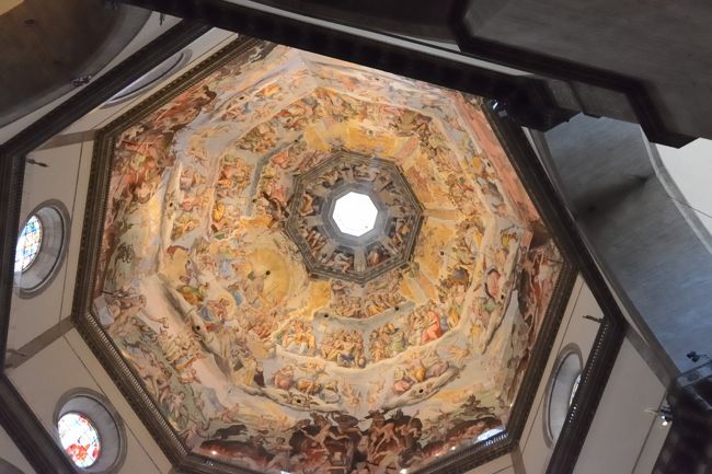 クーポラに描かれた「最後の審判」