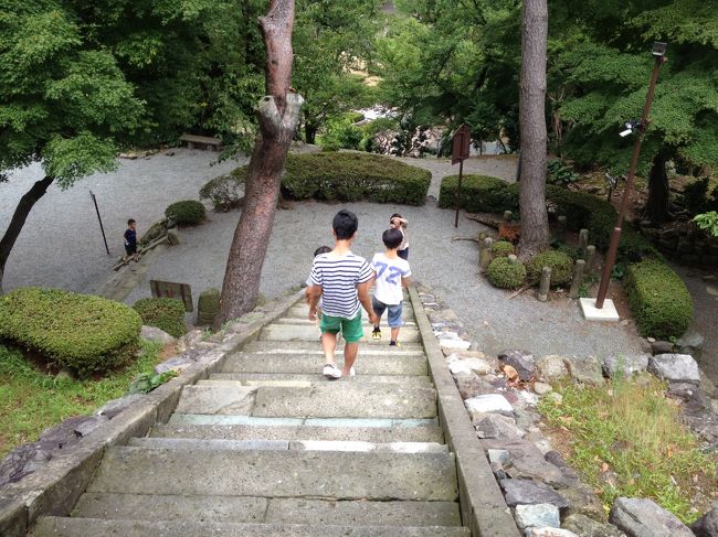 他の城のように山の頂上で有れば急階段も緩和されていたでしょう。<br /><br />とても、走って降りる事は出来ません。