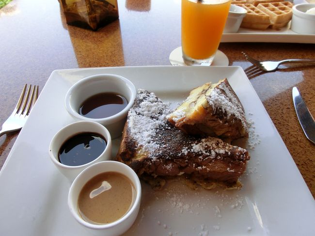 　フレンチトースト。美味しいです。
