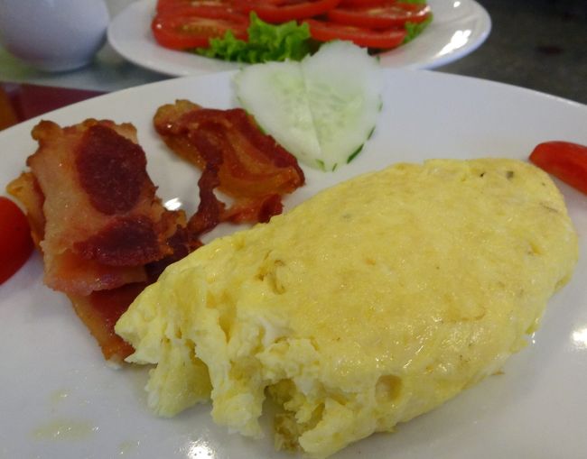 オムレツをオーダー。