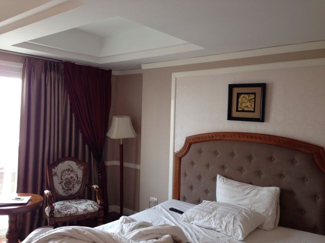 朝一でホテルにツアーを探してもらうも、列車は満席、バスなら行けるというわけで、バスツアー3泊2日（サパに一泊、前後は車中泊）というしんどそうなツアーに申し込んだ。150ドル。バックハーのサンデーマーケット付き<br /><br />日本から申し込んだ列車のは日本語ガイド付き、1人だからアップチャージ有りで600ドルだったというのに！安すぎて不安に‥お金なら出すから、快適なやつにしてね、ホテルもいいとこが良いですとリクエストしたが大丈夫かしら