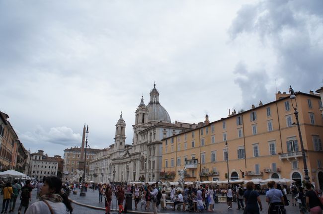 ナヴォーナ広場。<br />