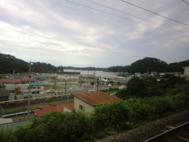松島付近。<br />手前がきっと、仙石線だろうなー。