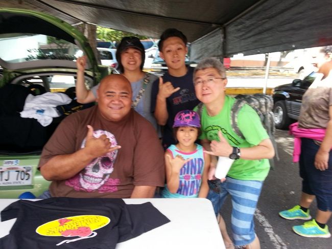 スワップミートではこんなサプライズが！\(^o^)／<br />Teeにサインもしてもらいました。