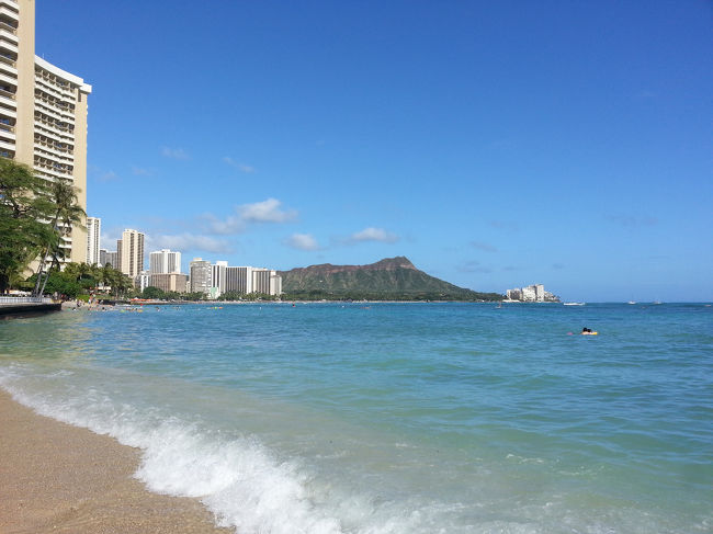 やっぱ、プールだけでは物足りなく海に！<br />ジャーン、The Hawaiiです。