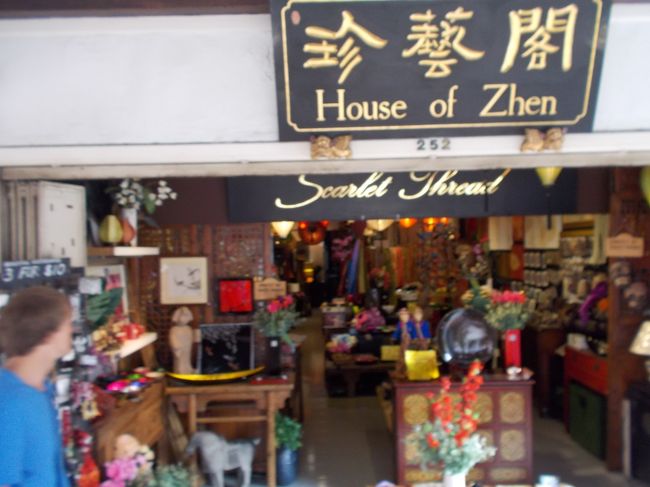 チャイナタウンの漢方薬売り場に入りました。