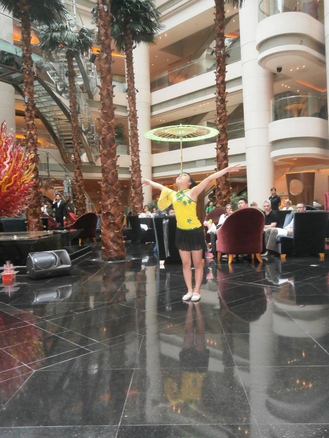 席の目の前でしてくれて見やすい！