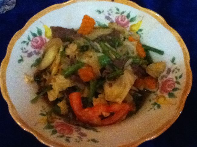 バッファローの野菜炒め。