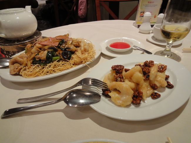 海老マヨと麒麟特製焼きそば<br />これも美味しかった。