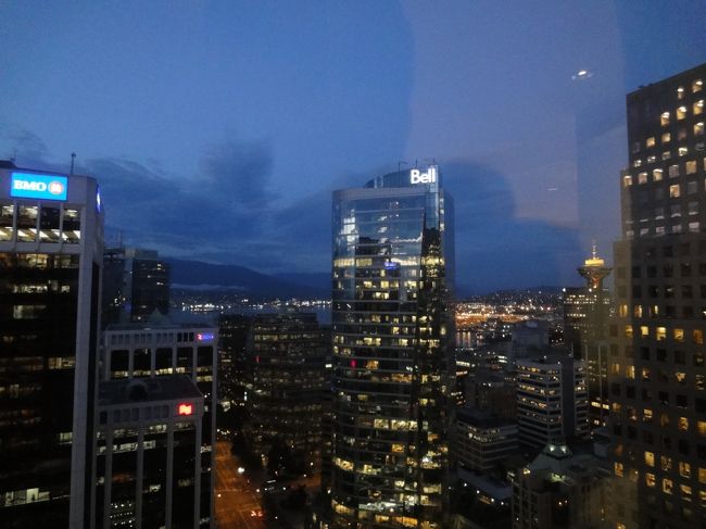 ３３階なので夜景も綺麗でした。