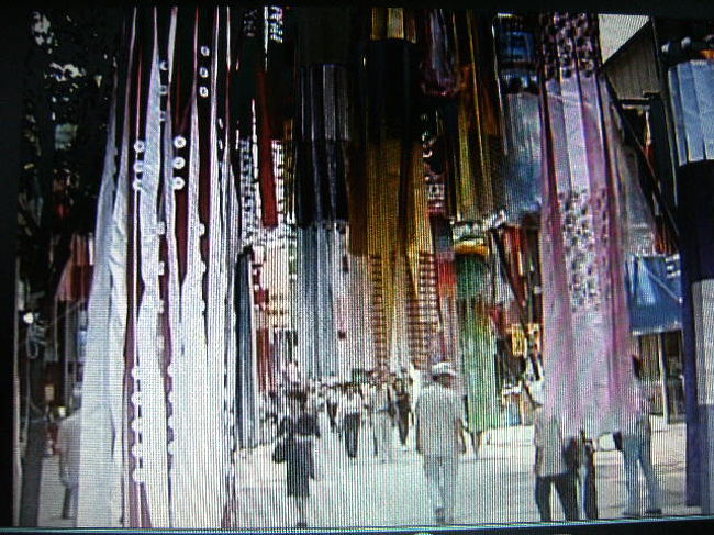 七夕の飾りつけ