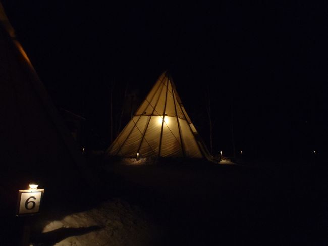 オーロラビレッジにて