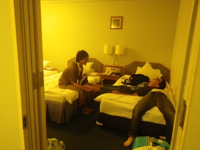 ホテルに帰ってだらだら。