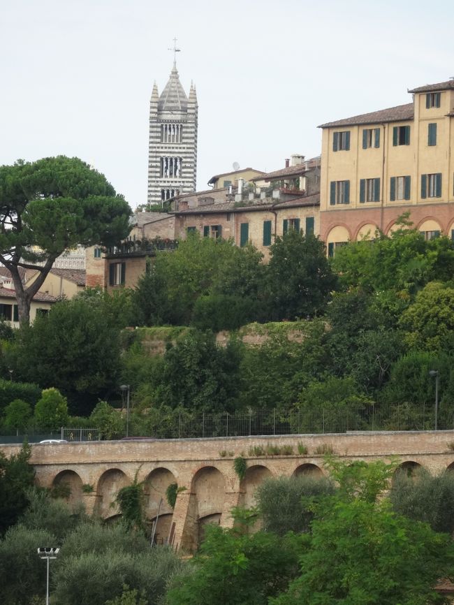 サン・ジミニャーノから、わずか40Km、シエナが見えてきました。